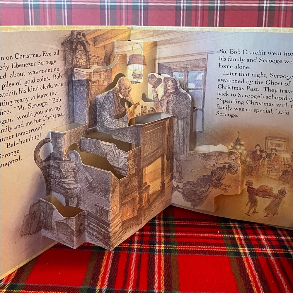 📖1993 A Christmas Carol Pop-Up Book - Picture 4 of 11